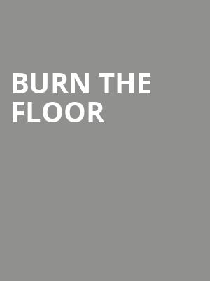 Burn the Floor at Peacock Theatre